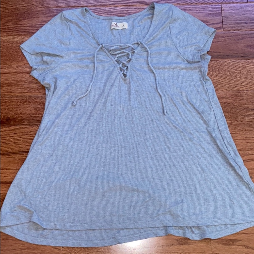 Hollister Gray String Tee